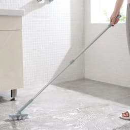 DODOING 2 in 1 Floor Scrub Brush, Adjustable Long Handle Scrubber Cleaning Tile Bathroom Bathtub for Cleaning Tile Shower Bathroom Tub - Thumbnail 5