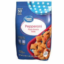 Great Value Pepperoni Pizza Snack Rolls, 25 oz, 50 Count (Frozen) - Thumbnail 1