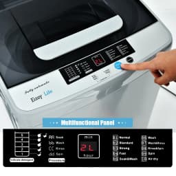 Giantex 8.8 lbs Top Load Washing Machine with 10 Programs and Child Lock Feature - Thumbnail 5