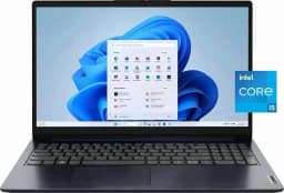Lenovo IdeaPad 1i 15.6" FHD Touchscreen Laptop, Intel Core i5-1335U, 8GB DDR4 RAM, 256GB SSD, Windows 11 Home - Thumbnail 1