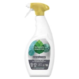 Seventh Generation Spray Cleaner for Hard Surfaces, Bathroom Disinfectant, Lemongrass Citrus, 26 fl oz - Thumbnail 1
