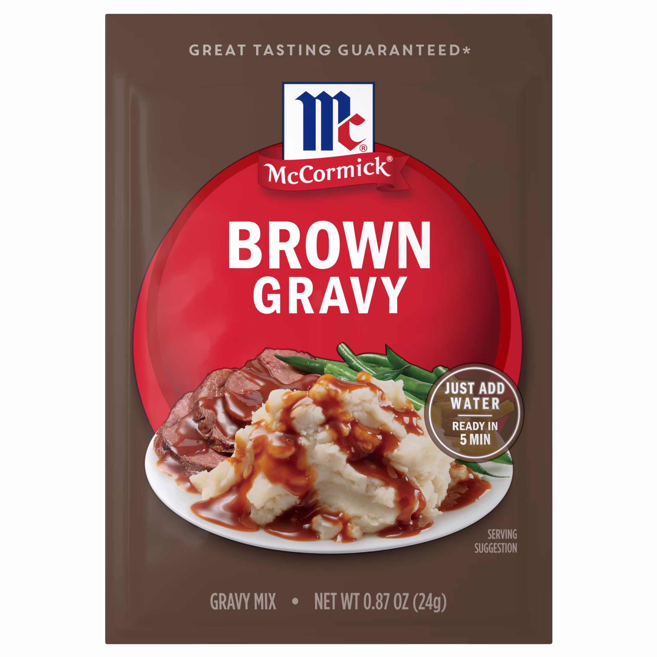 McCormick Brown Gravy Mix, 0.87 oz Packet - Thumbnail 1