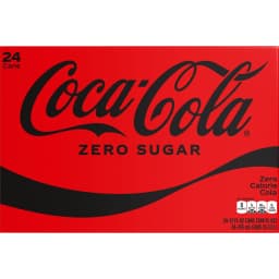 Coca-Cola Zero Sugar Soda Pop Cans, 12 fl oz, 24 Pack - Thumbnail 13