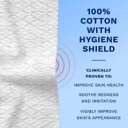 Q-tips Clean Disposable Face Towels for Hygienic Daily Cleansing, 100% Cotton, 50 Count - Thumbnail 3