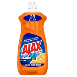 Ajax Ultra Triple Action Dishwashing Liquid Dish Soap, Orange Scent, 28 Fluid Ounce - Thumbnail 1