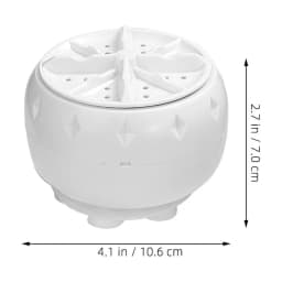 WHAMVOX Portable Washing Machine for Sink Mini Washing Machine Ultrasonic Turbine Washing Machine with USB Underwear Washer for Home Business Travel - Thumbnail 2