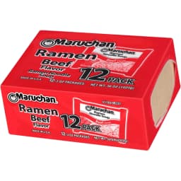 Maruchan Ramen Noodle Soup, Beef Flavor Instant Noodles, 3 oz, Pack - Thumbnail 4