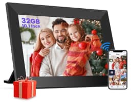 GIROOL Digital Picture Frame, WiFi Digital Frame with 10.1" IPS Touch Screen, Electronic Photo Frames Built-in 32GB Memory, Share Instant Photo - Thumbnail 1