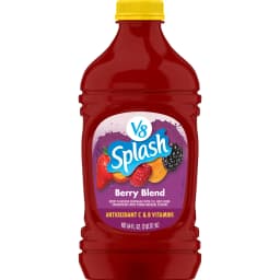 V8 Splash Berry Blend Flavored Beverage, 64 fl oz Bottle - Thumbnail 4