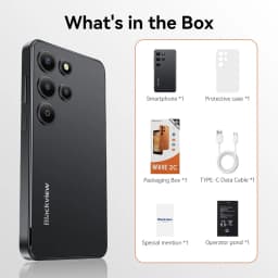 Blackview WAVE 2C 5" Unlocked Phone,Android 16 GO,9GB+32GB Octa-Core,Face Unlock,3000mAh Battery,4G LTE Unlocked Smartphone,Shadow Black - Thumbnail 14