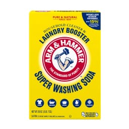 ARM & HAMMER Super Washing Soda Powder Laundry Detergent Booster & Household Cleaner, 55 oz - Thumbnail 2