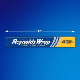 (16 pack) Reynolds Wrap Non-Stick Aluminum Foil Roll, 12 inches Wide, 50 Sq. Ft - Thumbnail 3