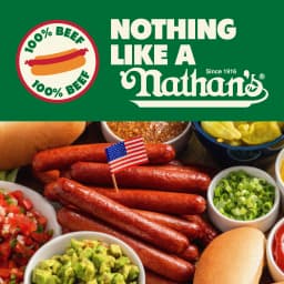 Nathan's Famous Bun Length Skinless Beef Franks, 12 oz - Thumbnail 5