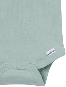 Gerber Baby Neutral Short Sleeve Onesies, 8-Pack, Sizes 0/3 Newborn - 12 Months - Thumbnail 15