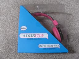 RHEA- Brand New Vivitar Swagstyle Stereo Headphones With In-Line Mic (Be You Tiful) - Thumbnail 1