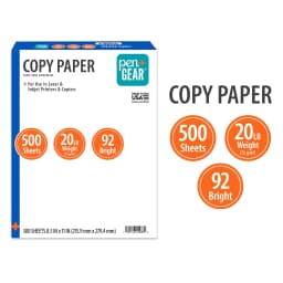 Pen + Gear Copy Paper, 8.5" x 11", 92 Bright, White, 20 lb., 1 Ream (500 Sheets) - Thumbnail 2