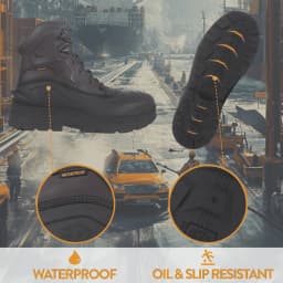 Herman Survivors Men's Freezer Insulated Composite Toe Work Boots - Thumbnail 4