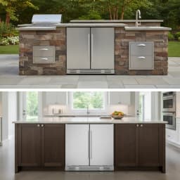 Yeego 30 Inch Wine & Beverage Cooler, Dual Zone 34–65°F, Holds 33 Wine Bottles & 80 Cans, Stainless Steel Door with Lock, Built-In or Under Counter - Thumbnail 6