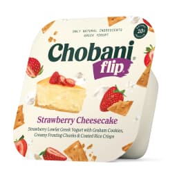 Chobani Flip Low-Fat Greek Yogurt Strawberry Cheesecake 4.5 oz Cup - Thumbnail 8