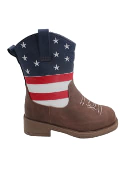 Pawz Little and Big Boys Cowboy Western Boots - Thumbnail 2