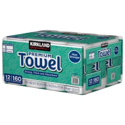 Kirkland Signature Create-a-Size Paper Towels 2-Ply 160 Sheets 12-count - Thumbnail 1