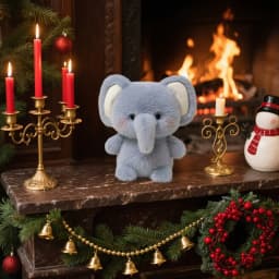 Oioii Oioii Animals Plush Stuffed, Cute little pigs,little elephantsPlush Toys, Stuffed Plush Dolls, Christmas/Birthday Gift - Thumbnail 5