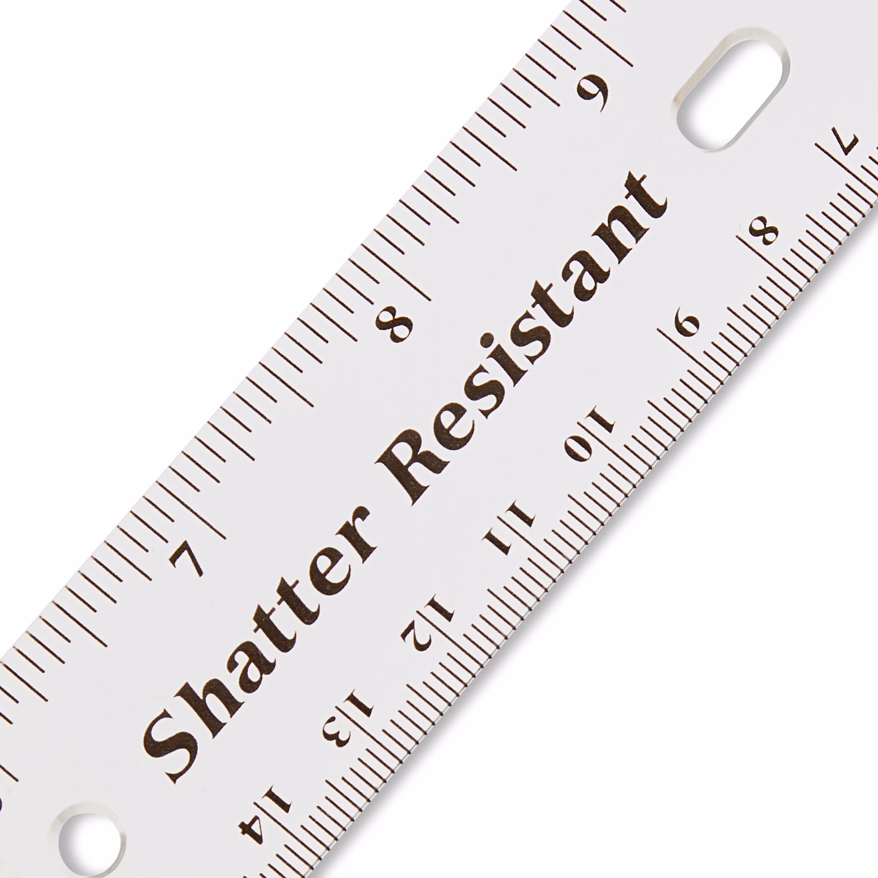 Pen+Gear 12" Plastic Ruler – Clear, Bulk pack Available , recommend for Middle School, High School, College - Thumbnail 3