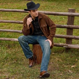 Cowboy Boots Men Square Toe Western Boots Durable Classic Embroidered boot Pull On Slip Resistant Boot - Thumbnail 5