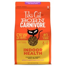 Tiki Cat Born Carnivore Indoor Health Dry Cat Food, Chicken & Turkey Meal, 3 lbs. Bag - Thumbnail 1