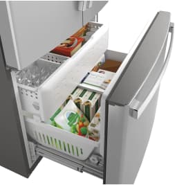 GE GNE29GYNFS 28.7 Cu. Ft. Freestanding French Door Refrigerator - Thumbnail 4