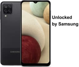 Samsung Galaxy A12 A125U 32GB GSM / CDMA Unlocked Android Smartphone (US Version) - Black - Thumbnail 1