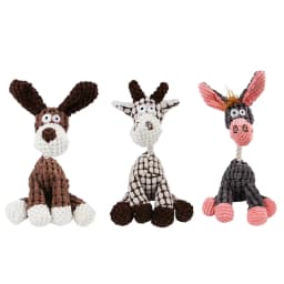 Dog Toy Durable Stuffed Animal Chew Toy With Squeak Cute Dog Toy For Small To Medium Dogs Dog Rope for Large Dogs Christmas Dog Squeaky - Thumbnail 4