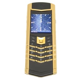 M Buder Straight Board Mobile Phone 1.5in / 3.81cm 2G Network Dual Standby 2600mAh Battery for Elderly Students Seniors Unlocked Cell Phone Device Black Gold Edition V10 Model - Thumbnail 3
