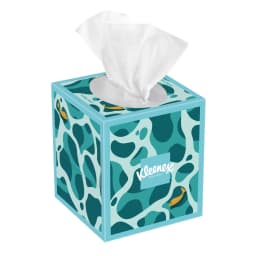 Kleenex Cooling + Aloe 2-Ply Cube Box Facial Tissues, 1 Pack (50 Total Tissues) - Thumbnail 9