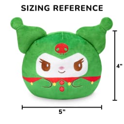 TeeTurtle Sanrio Gingerbread Kuromi 4 Inch Reversible Plush Toy - Thumbnail 2