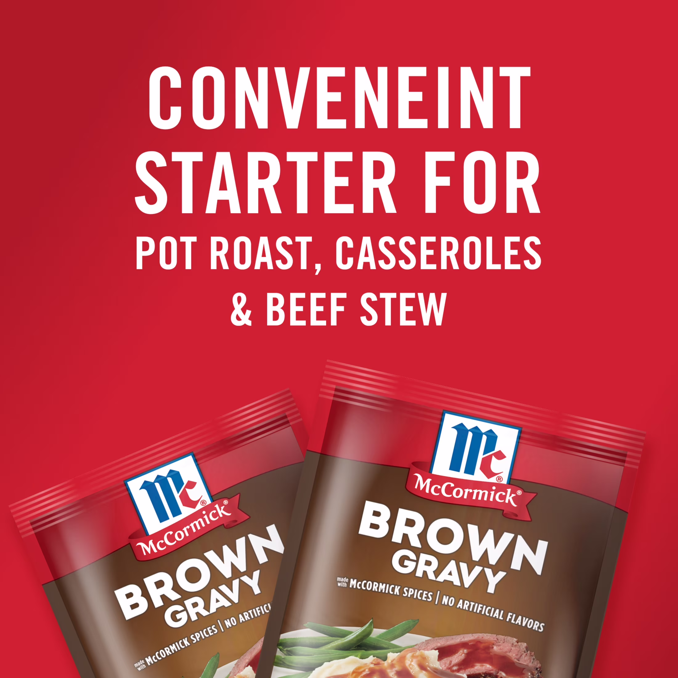 McCormick Brown Gravy Mix, 0.87 oz Packet - Thumbnail 17