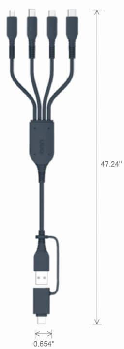 onn 4 in 1 Camera Cable - Thumbnail 2