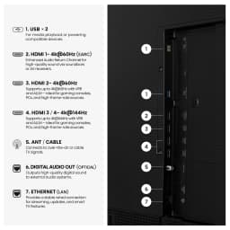 Hisense 75" S7 CanvasTV Series 4K Hi - QLED UHD Google Smart Art TV (75S7SG, 2026 New) - 144Hz, Art Mode - Thumbnail 14