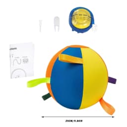 Giant Tennis Herding Ball for Dogs, Tough Indestructible Chew Toy for Large Medium Aggressive Chewers, Interactive Play Exercise & Boredom Relief Toy - Thumbnail 2