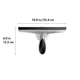 OXO Stainless Steel Shower Squeegee, Streak-Free Cleaning for Glass Doors, Tile & Mirrors - Thumbnail 6