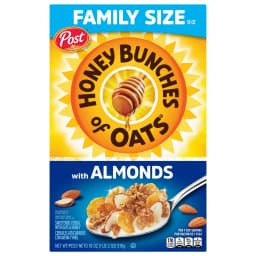Honey Bunches of Oats with Almonds, Almond Breakfast Cereal, Family Size 18 oz Box - Thumbnail 9