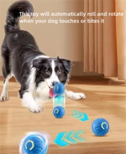 Smart Interactive Dog Toy, Wicked Ball AIR, Automatic Moving, Bouncing, and Rotating, E-TPU Material, IPX7 Waterproof Rating, Active Rolling Ball - Thumbnail 10