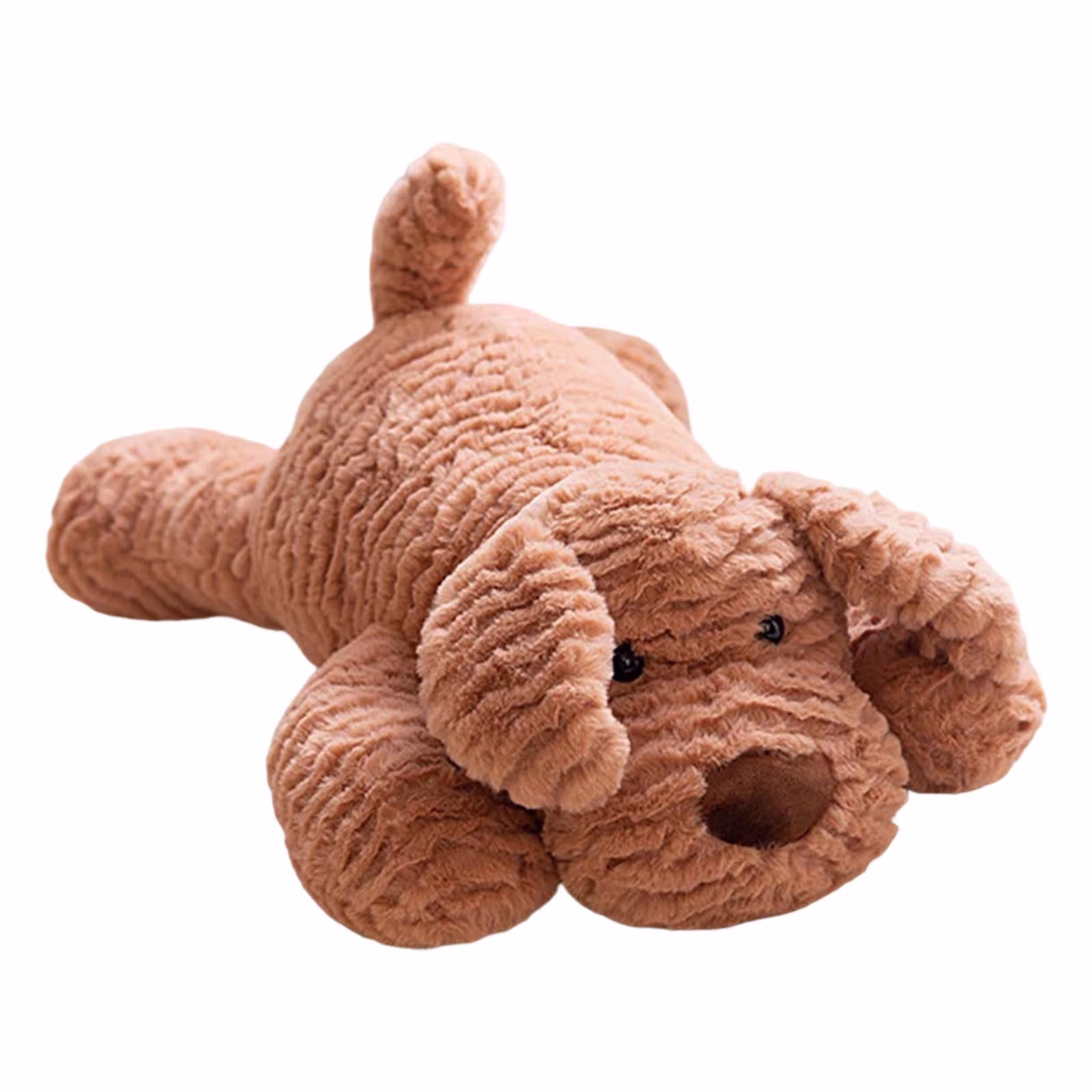 E-962 A Plush Lying Down Dog Doll Realistic Cuddle For Dog Lovers #GC14A - Thumbnail 1