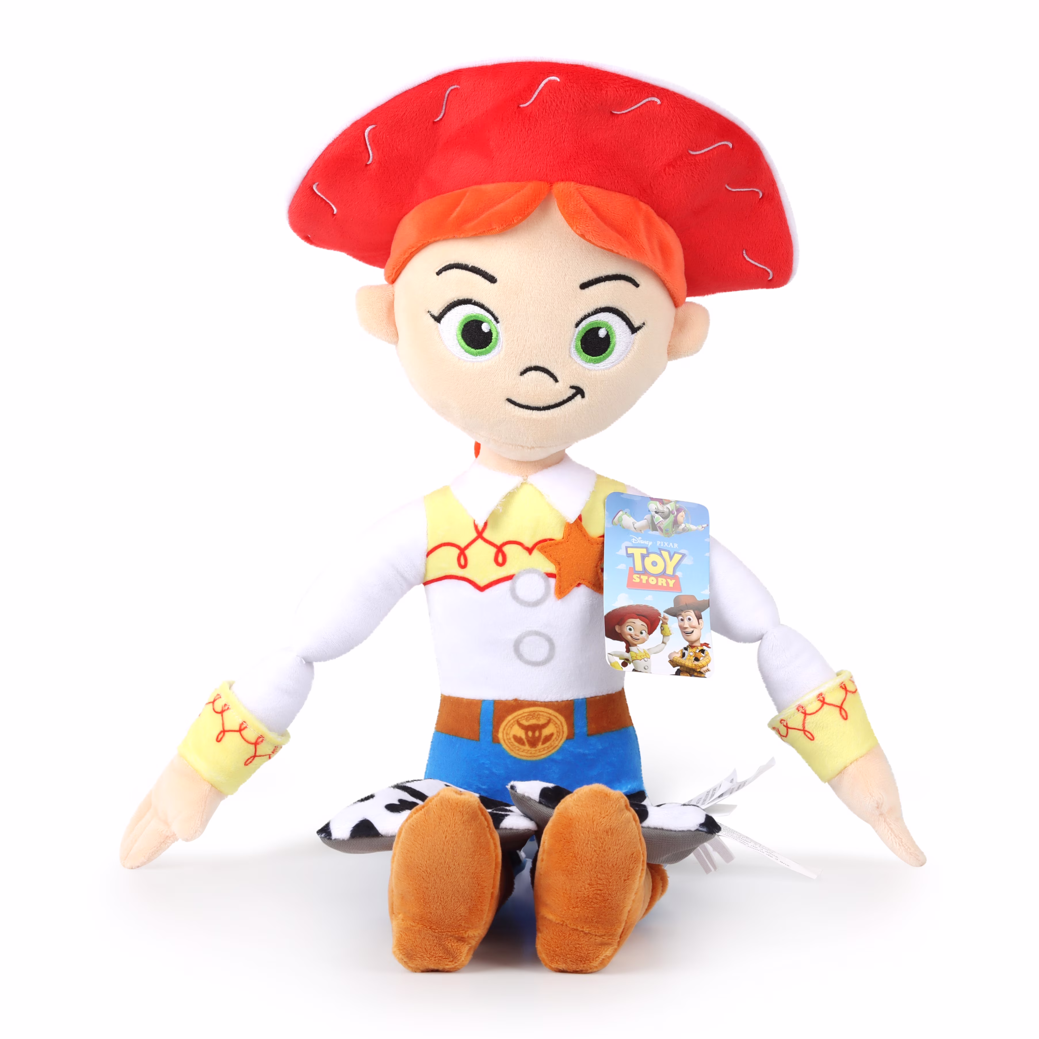 Toy Story Jessie Kids Decorative Pillow Buddy, Polyester Velboa, Red & White, Disney - Thumbnail 1