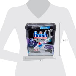Finish Quantum Infinity Shine 70ct, Dishwasher Detergent Tabs - Thumbnail 13