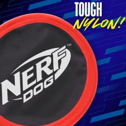 Nerf Dog Red Nylon Flyer Dog Toy, 10.5 inch - Thumbnail 2