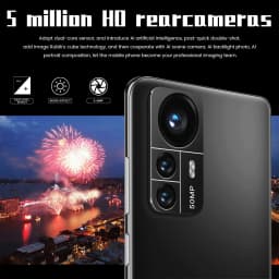 XEOVHV Unlocked 12 Pro Android Smartphone, Black - Thumbnail 6
