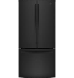 GE GNE25JGKBB 24.7 Cu. Ft. Freestanding French Door Refrigerator - Thumbnail 1