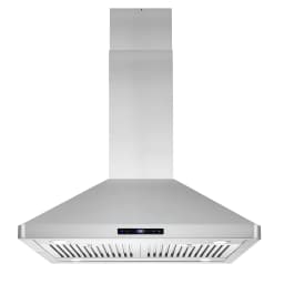 Cosmo 5 Piece Kitchen Appliance Package with 30" Freestanding Gas Range 30" Island Mount 24" Built-in Fully Integrated Dishwasher French Door - Thumbnail 21