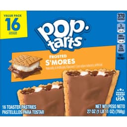 Pop-Tarts Frosted S'mores Toaster Pastries, Breakfast Foods, Shelf-Stable, 27 oz (16 Count) - Thumbnail 10